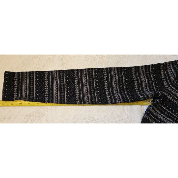 Columbia Womens Fair Isle Print Long Sleeve Henley Top Black Size S Small - Picture 11 of 11